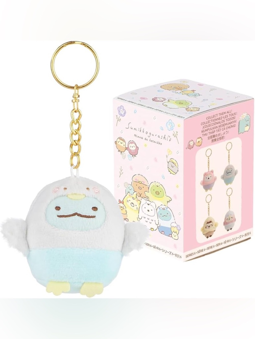 Sumikkogurashi San-X Original Playing Birdies Series Blind Box Plushie Keychain